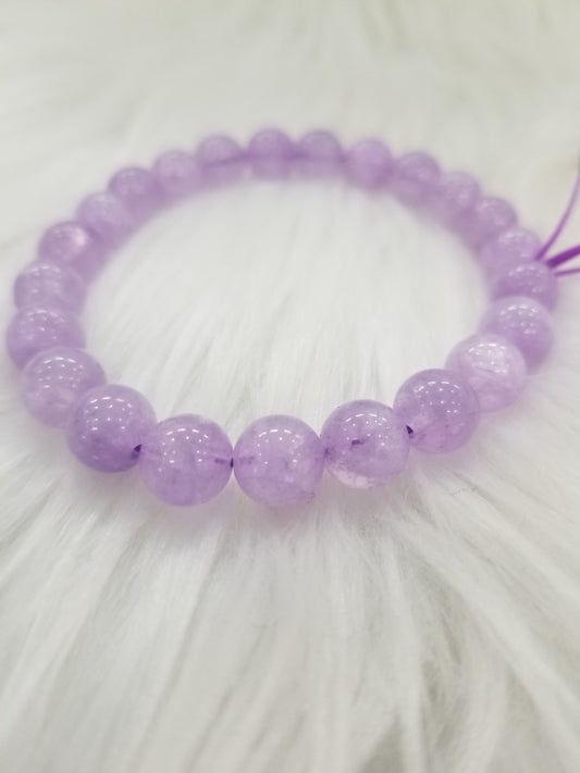 Nature Amethyst Beads Bracelet - Dream Purple